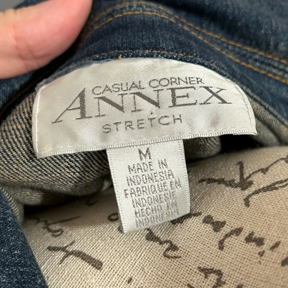 Casual Corner Annex Denim Jacket Medium - Picture 15 of 16